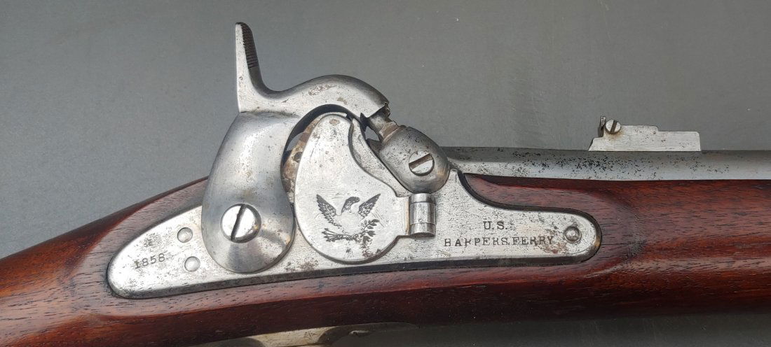 1855 Harpers Ferry patch box rifle musket