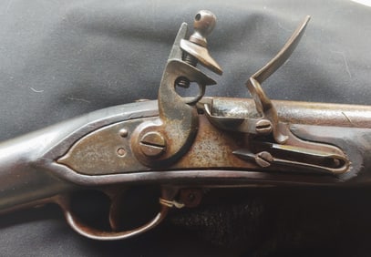 Original Flint Smith  Cogswell War of 1812 Musket.