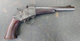 US Martial 1871 Remington Rolling Block pistol