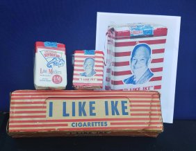 Eisenhower presidential election cigarettes 1952 or 1956