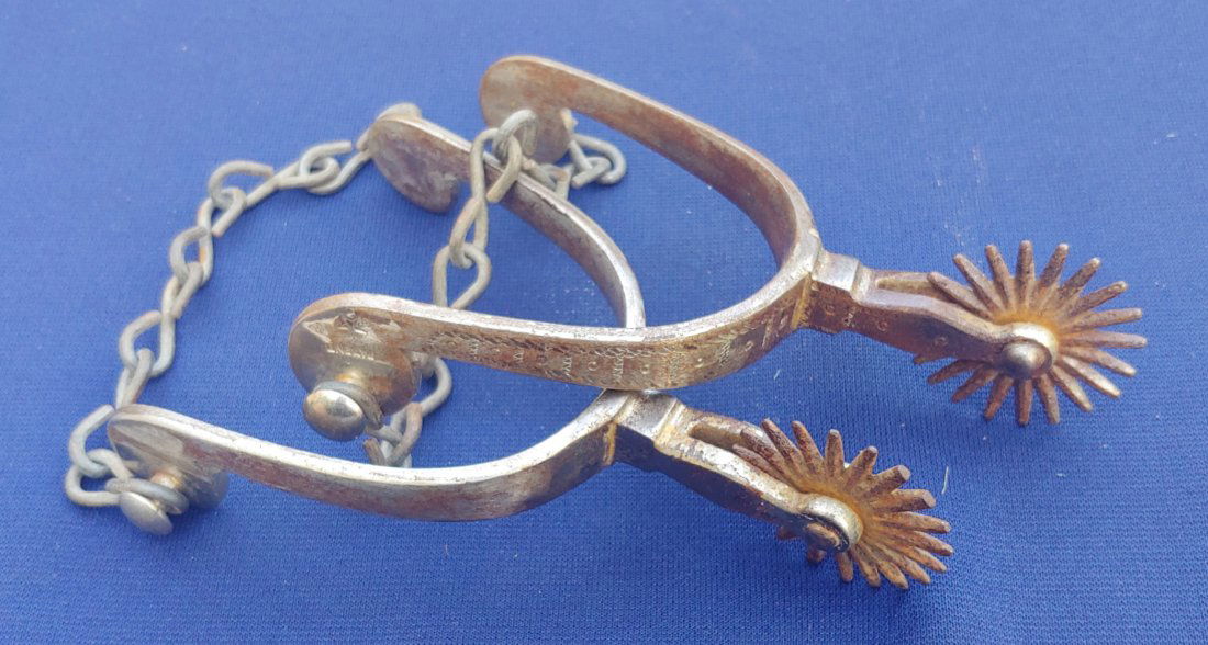August Buermann Signed antique Cowboy Spurs: August Buermann Spurs. August Buermann was an 1864 immigrant and Civil War veteran. In 1866 he opened a manufacturing plant. For the next 60 years Buermann’s company produced the most complete catal