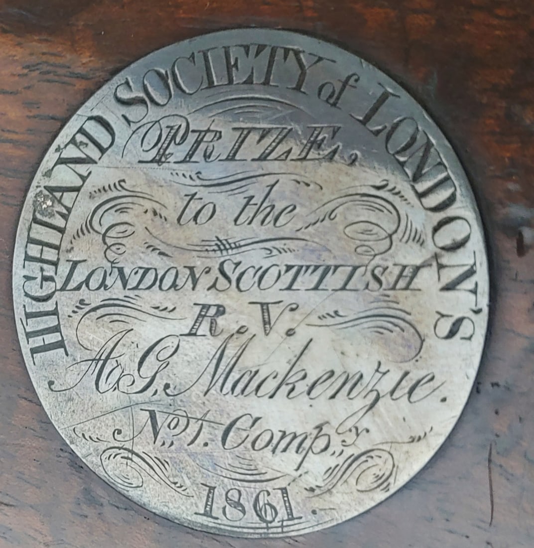 Presentation 1862 English Kerr snipers rifle: The most accurate percussion military sharpshooter rifle of the 1860s,bar none . The Kerr was more accurate than the famed Whitworth rifle. In ballistic tests at the time the Kerr rifle was the only w