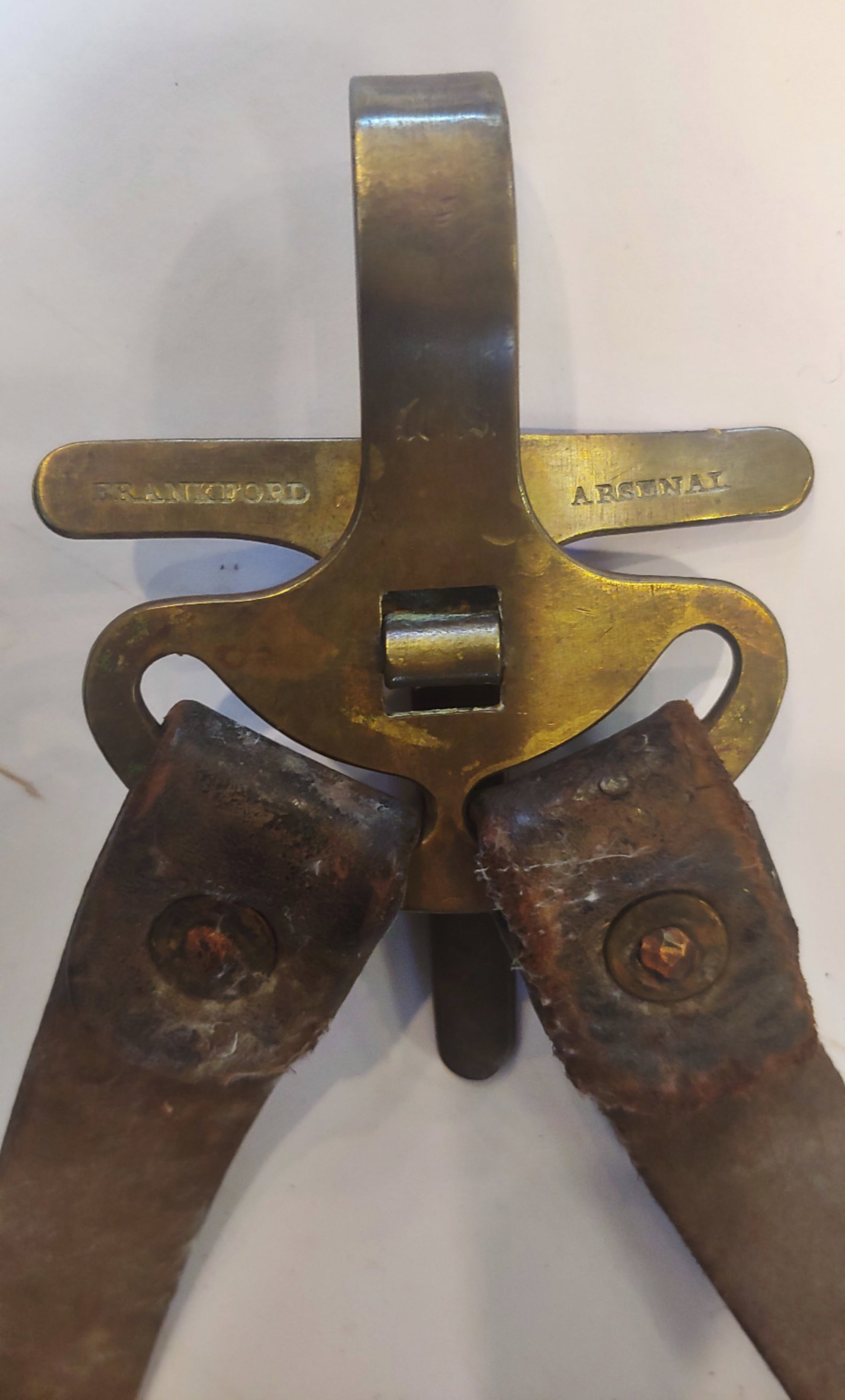 JEB Stuart saber hanger: This is the Civil War version of the JEB Stuart saber hanger . Excellent condition and complete . $25 for packing UPS shipping, and Signature Required service. UPS charges $6 to obtain a signature. In