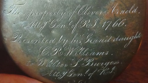 Inscribed and engraved 1766 colonial American Tobacco Box used into the Civil War