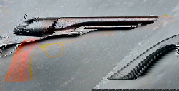 Commercial 1860 Colt Army: You will look long and hard before you find another Colt Army revolver as nice as this. 100% original, 100% complete, mechanically as new, all matching serial numbers 189,561. The condition is extra f