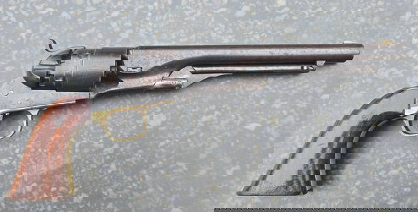 Commercial 1860 Colt Army: You will look long and hard before you find another Colt Army revolver as nice as this. 100% original, 100% complete, mechanically as new, all matching serial numbers 189,561. The condition is extra f
