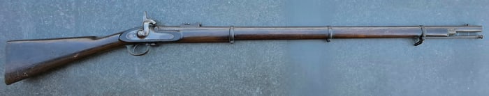 Confederate Used Tower Enfield P-1853 dated 1863