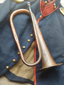 Chancellorsville 31st New Jersey Inscribed Regulation Civil War Bugle