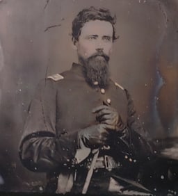 Tintype Civil War Surgeon With Surgical Gear