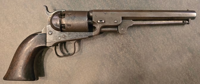 Extremely scarce Colt usn marked 1851 Navy revolver all matched