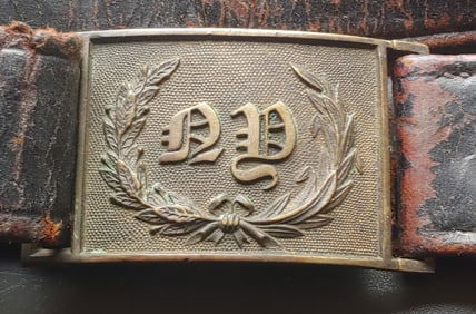 Civil War New York officers NY buckle on the original belt