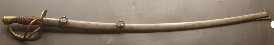 Elusive Civil War Cavalry saber by Millard of Clayville New York: These regulation light Cavalry sabers manufactured by d. J. Millard of Clayville New York are among the scarcest and most desirable of all Civil War sabers . The production run was small. This saber