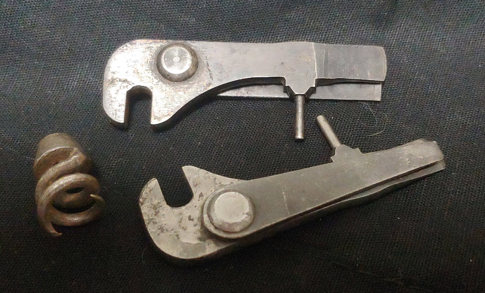 Civil War and Indian War gun tools: a lot of three items . Two model 1879 Springfield trapdoor rifle and carbine tools in excellent condition. One is marked us model 1879. The other is not marked. Also included is a civil war 58 caliber