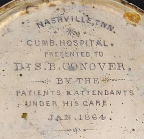 Civil War surgeons 1864 presentation silver pocket watch