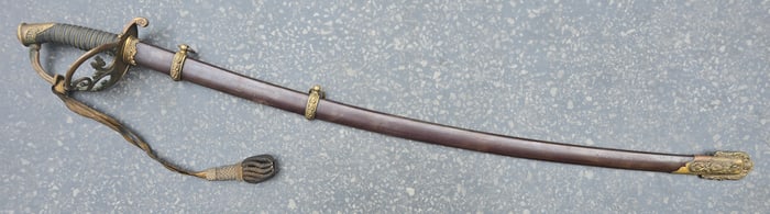 Top Shelf 3rd Ohio Cavalry Presentation Sword.- Superb