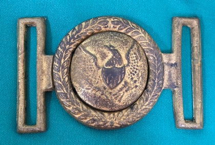 Mex War / CW 2-Piece Interlocking Eagle Swordbelt Plate