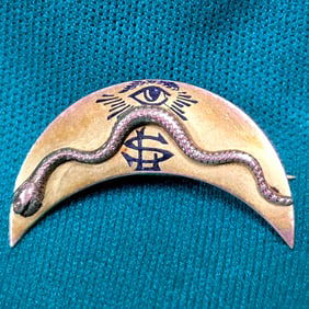 Gold Sons of Liberty Society Pin Masonic