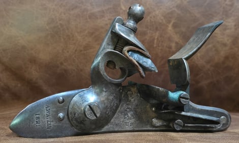 Complete and excellent us model 1816 Flintlock lock