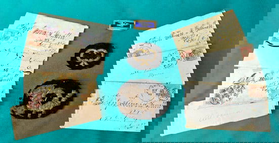 Excelsior Brigade officers hat insignia.+ 6 Letters