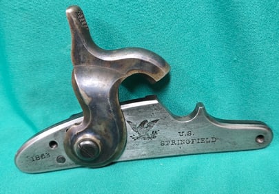 Original Civil War 1863 Springfield Lock