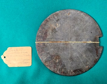 Colonial American Bronze or Copper Sun Dial