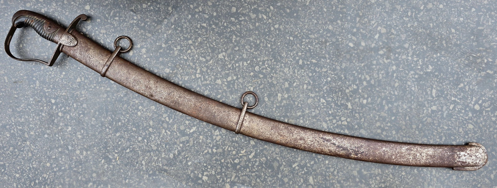 1811 Blucher Saber: This Prussian Bluchersabel was directly copied from the British P1796 Light Cavalry saber in 1811. It later received the unofficial name “Bluchersabel” for Marshall Blucher of Waterloo fame. P