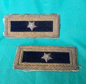 Superb Spectacular Civil War Extra Rich General's Shoulder Straps.