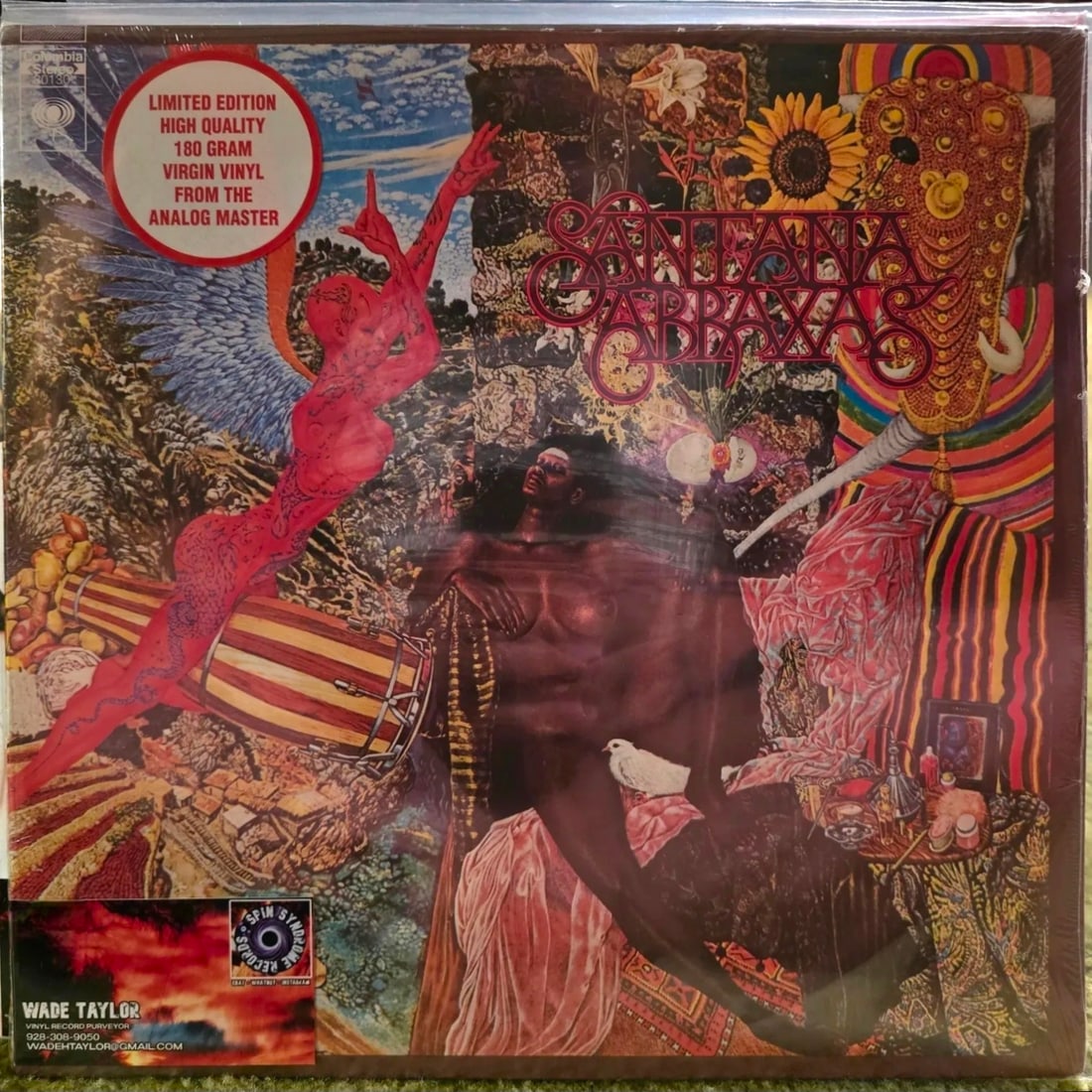 Santana - Abraxas - Sealed 1985 Analog Master - Vinyl Record: Media Condition: Mint (M) Sleeve Condition: Mint (M) Sealed 1985 pressing with "Analog Master" hype sticker. This is one of those pieces that I almost hate to open due to it being a 40 year old record