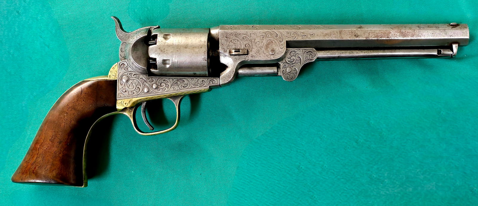 Factory Engraved Colt '51 Navy Revolver Lt Frederick Banks 14th Mich Vols (1 of 15)