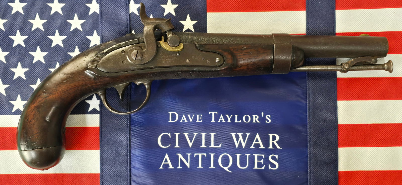 Carved Historical CS Used & 78th OVI Captured1836 Conversion Pistol.: A classic early American single shot M1836 US Martial pistol with a beautiful carving from a soldier in the fighting 78th Ohio to his brother-in-law Benjamin Franklin Nichols of the 145th Ohio Nationa