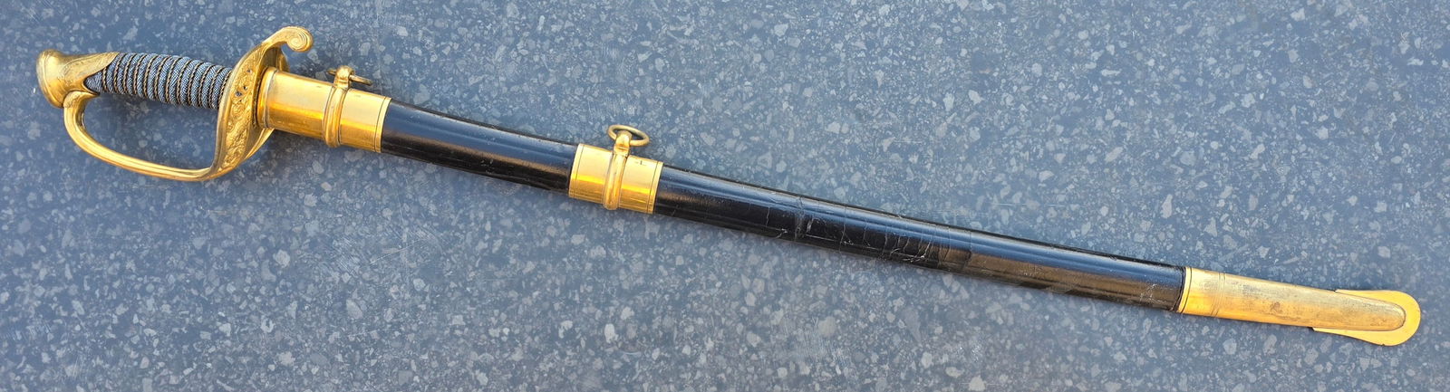 Investment Grade Civil War Ames Foot Officer's Sword: One of the finest surviving examples of the 1850 foot officers sword in existence. 100% original, 100% complete and truly beautiful. Near new condition. The brass Parts retain 95% of the original gilt
