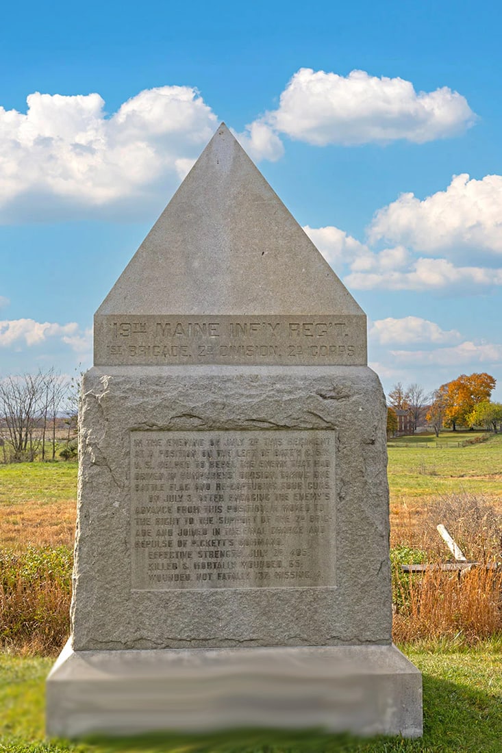 19th Maine Gettysburg Killed Dogtag - 6