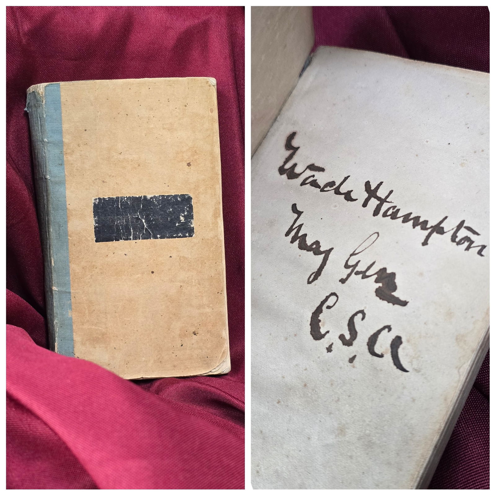 Confederate General Wade Hampton's Personal Copy of the Confederate Regulations. (1 of 9)