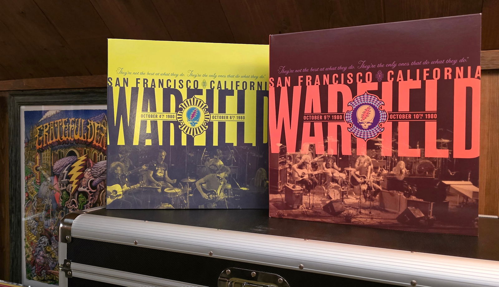 Grateful Dead Warfield 4 LP set. Record Store Day Vinyl Exclusives: This auction includes both 2LP Record Store Day exclusives. Grateful Dead – The Warfield - San Francisco, CA Oct 4&6, 1980 (RSD 2025) and Grateful Dead – The Warfield - San Francisco, CA Oct