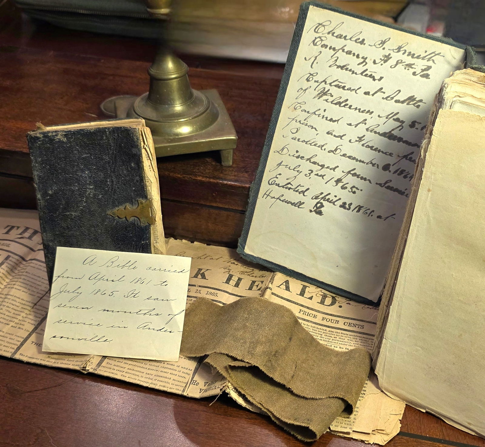 8th Pennsylvania reserves prisoner of war archive. (1 of 9)