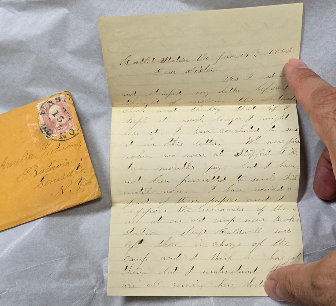 June 13th 1863 Letter (1 of 5)