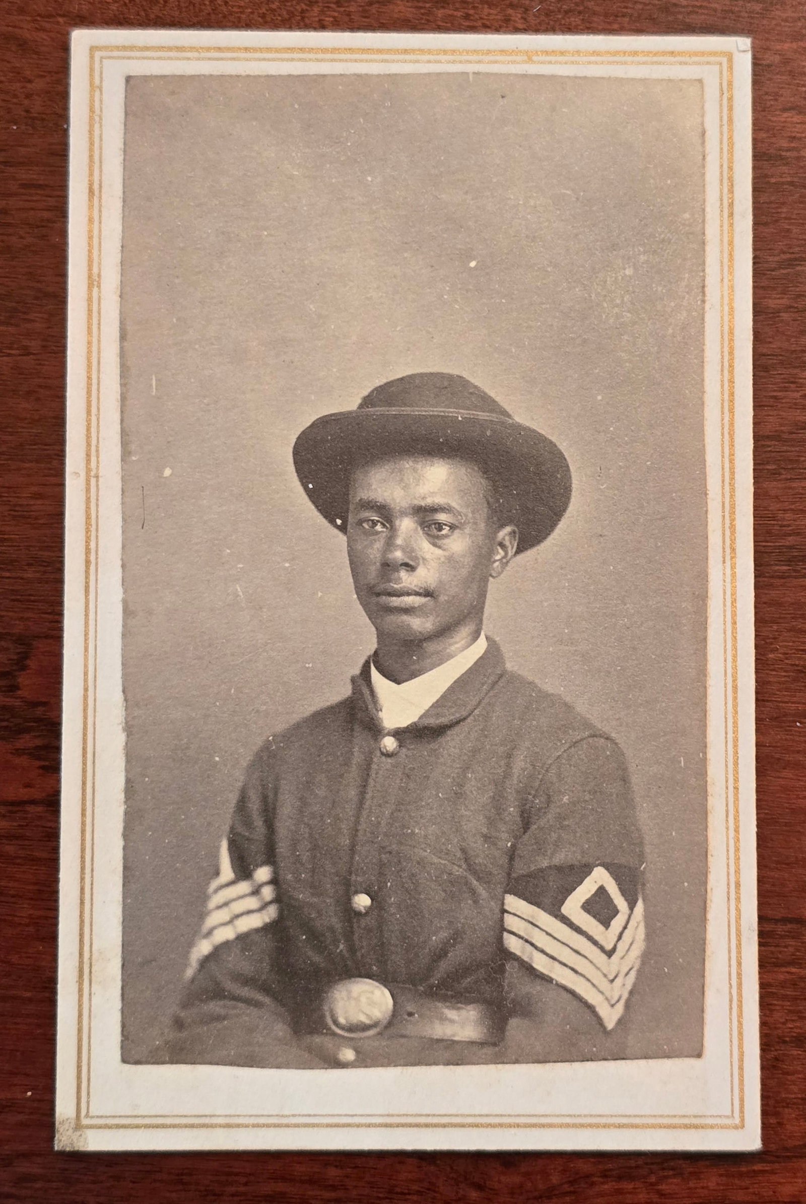 CDV Black Missouri Sergt 62nd USCT SUPER HISTORY. (1 of 7)