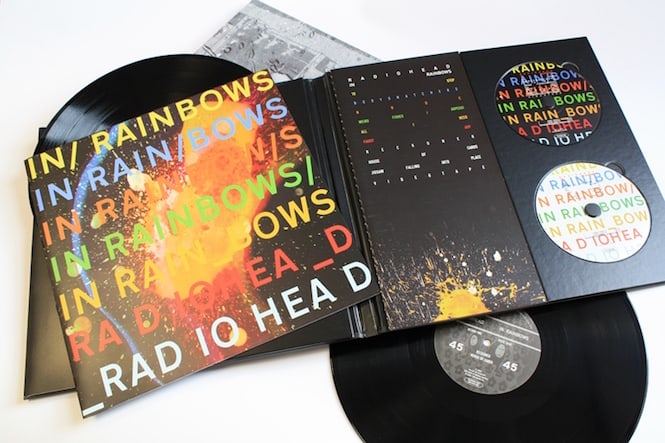 RARE Radiohead - In Rainbows - 45 RPM 2LP/2CD "Diskbox" 2007 Vinyl Boxset: The crown jewel of Radiohead's vinyl discography. In terms of audio fidelity, there is no higher fidelity vinyl release in all of Radiohead's catalogue. As any collector knows, 45 RPM is capable of pr