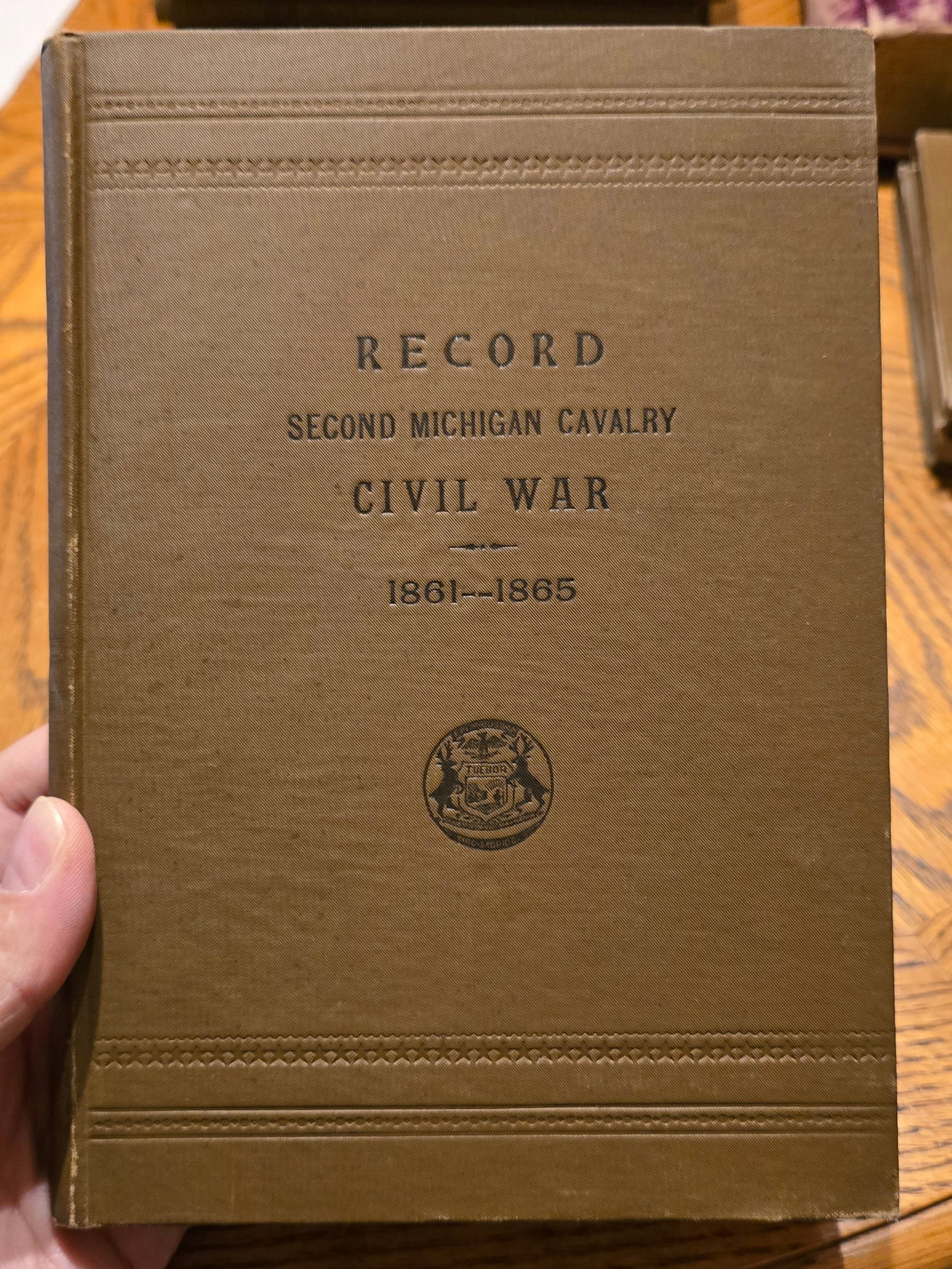 Civil War Unit History - Second Michigan Cavalry - Brown Book Vol. 32 (1 of 6)