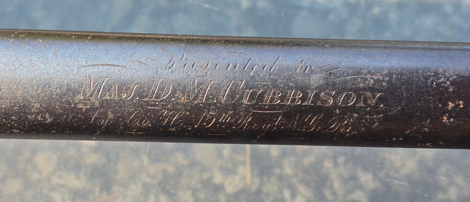 Excruciatingly rare Ames Manufacturing m1860 staff and field presentation sword