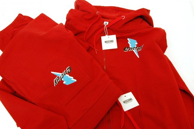 MOSCHINO 2 Piece Hooded Zipper Track Suit - S - $650.00 (1 of 5)