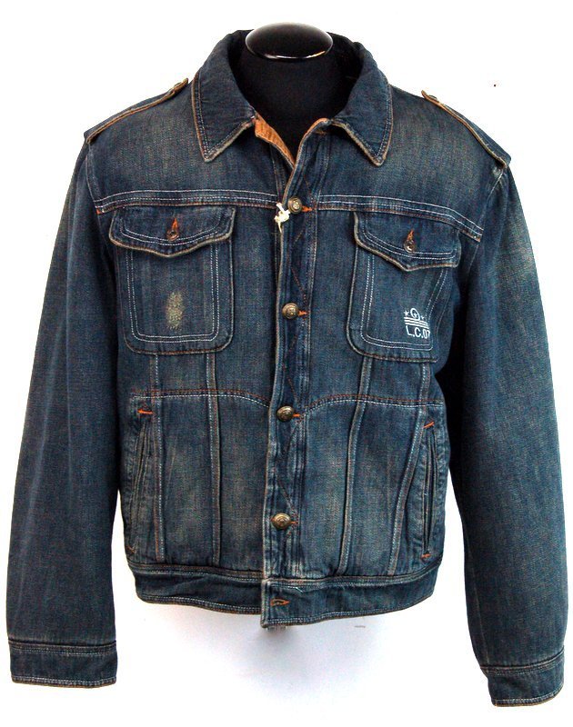 Dolce & Gabbana Men's Lined Jean Jacket-Size XL-$995.00: Dolce & Gabbana Men's Lined Denim Jacket - 100% Authentic - Blue Denim with Light Brown Corduroy Trim Size: 58 (EU) 44 US - XLCondition: New With Tags Retail: $995.00