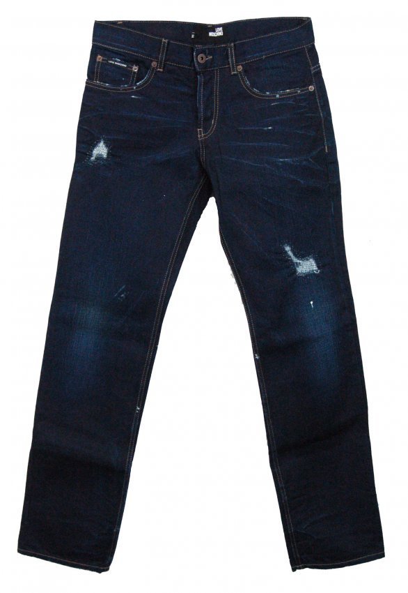 MOSCHINO Men's Italian Designer Jeans-Size 32-$560.00: Men's Designer MOSCHINO Jeans Current Style and Design Made in Italy Tag Size: 32 - measurements available upon request - Condition: New With Tags Retail: $560.00