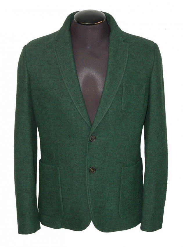 ICEBERG Men's Wool Blazer - Size L - Retail $1,295.00: ICEBERG Men's Wool Blazer-Made in Italy-Attractive Black Speckled Green Blazer -100% Wool-Fits Slim-Size: 54 (EU) 44 US - L-Condition: New With Tags -Retail: $1,295.00