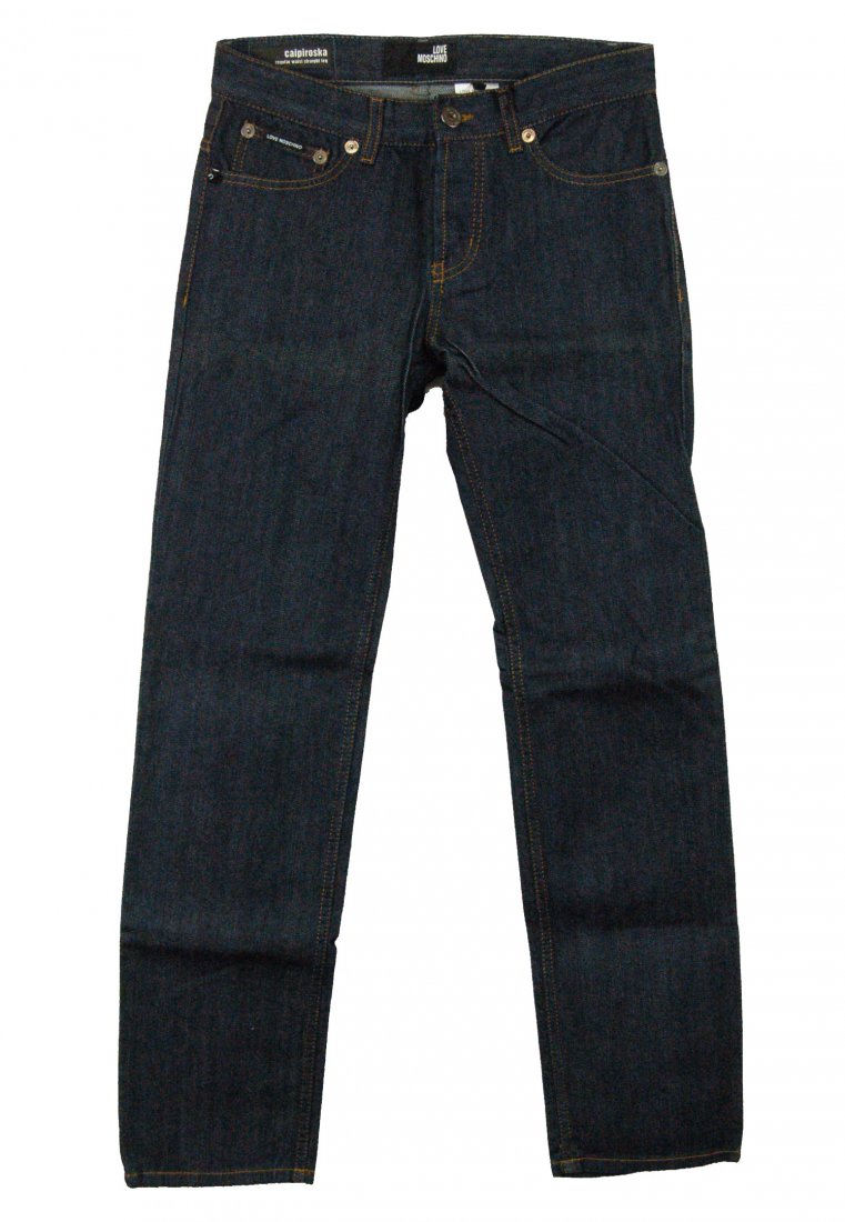 MOSCHINO Men's Italian Designer Jeans - Size 34-$395.00: Men's Designer MOSCHINO Jeans-Current Style and Design-Made in Italy-Regular Waist - Straight Leg-Tag Size: 34- measurements available upon request-Condition: New With Tags -Retail: $395.00