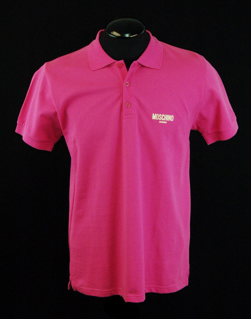 MOSCHINO Men's Designer POLO Shirt-Sz M-$250.00: Men's Designer MOSCHINO Polo Shirt-Made in Italy-100% Cotton-Size: M-Condition: New With Tags -Retail: $250.00