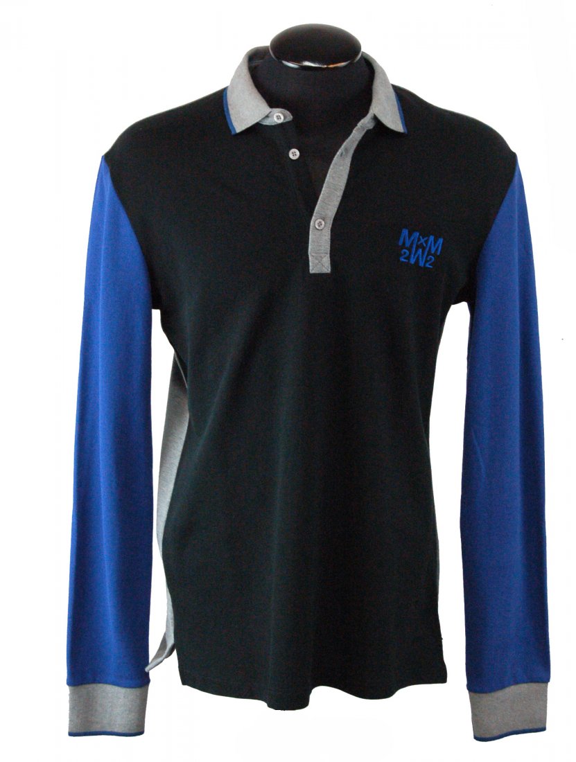 FRANKIE MORELLO - Men's Designer Sweater - Size L -$295: Men's Designer FRANKI MORELLO Long Sleeve Polo-ShirtMade in ItalyPolo Collar100% Cotton Size: L (fits slim)Condition: New With Tags Retail: $295.00