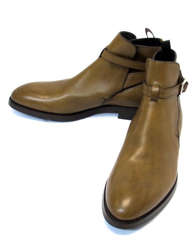 Prada Milano Men's Ankle Boots-Prada Size 7-8-$1200.00: Prada Milano Men's Ankle Boots Made in Italy - Prada Size: 7-8, from heel to toe approx.12"Material: Leather - Color: Dark Camel - Condition: New without Box - Suggested Retail: $1200.00