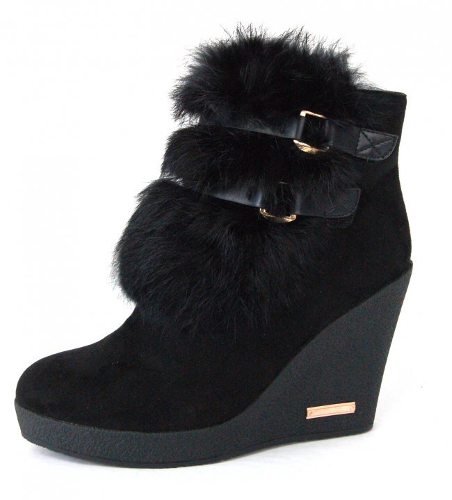 Dusaka Women's Designer Suede Boot-7-$180.00 (1 of 4)