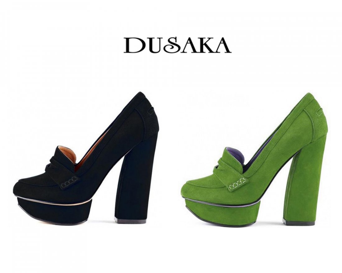 2 PAIRS-DUSAKA Women's Suede Shoes-71/2-$140.00 Retail (1 of 7)